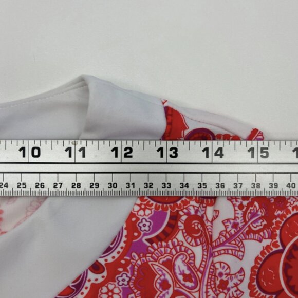 Jude Connally Holly Tunic Mini Dress Captiva Paisley Watermelon - Picture 13 of 13